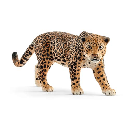 schleich WILD LIFE 14769 Realistische Jaguar Figur - Detaillierte ende Dschungel Wildkatzen Jaguar Figur - Tiere Spielzeug - Tiere Figuren Sets für Fantasievolles Spiel ab 3 Jahren von SCHLEICH