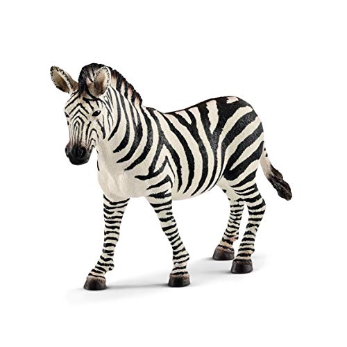 Schleich 14810 Zebra, Female,Black, 3.3 inch von SCHLEICH