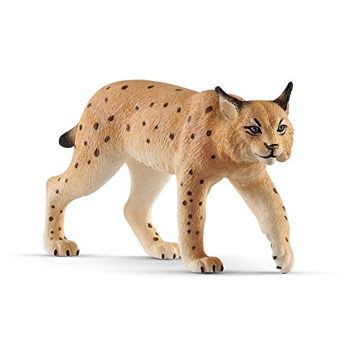 schleich 14822 Luchs, für Kinder ab 3+ Jahren, WILD LIFE - Spielfigur von SCHLEICH