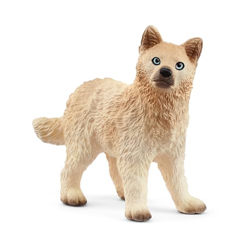 schleich WILD LIFE | Polarwolf Welpe 14881 | detailgetreue Tierfiguren | Zoo Spielzeug | ideales Geschenk für Jungen und Mädchen | Deko für Geburtstag | Spielfigur ab 3 Jahren | 5 x 2 x 4 cm von SCHLEICH