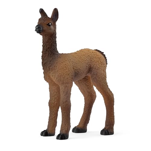 schleich 14890 Lama Fohlen, ab 3 Jahren, FARM WORLD - Spielfigur, 4 x 4 x 5 cm von SCHLEICH