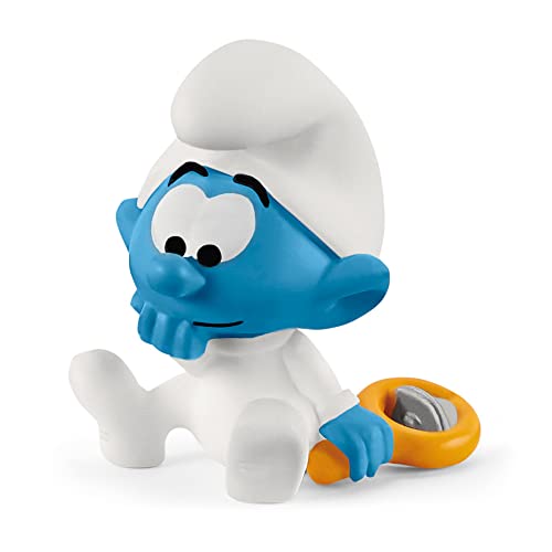 schleich 20830 Baby Schlumpf, für Kinder ab 3+ Jahren, The Smurfs - Pre School Smurfs Figurines von SCHLEICH