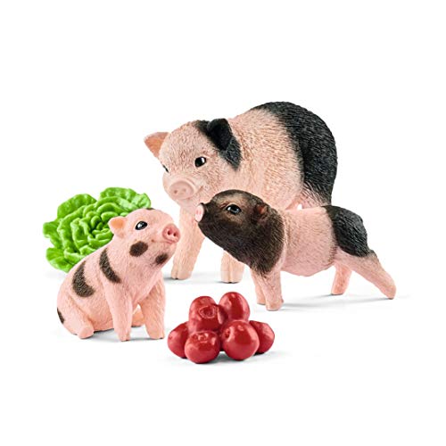 Schleich 42422 Farm World Spielset - Mini-Schwein Mutter und Ferkel, Spielzeug ab 3 Jahren von SCHLEICH