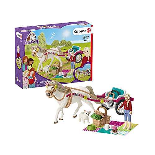 schleich 42467 Kutsche für Pferdeshow, für Kinder ab 5 Jahren, HORSE CLUB - Spielset von SCHLEICH