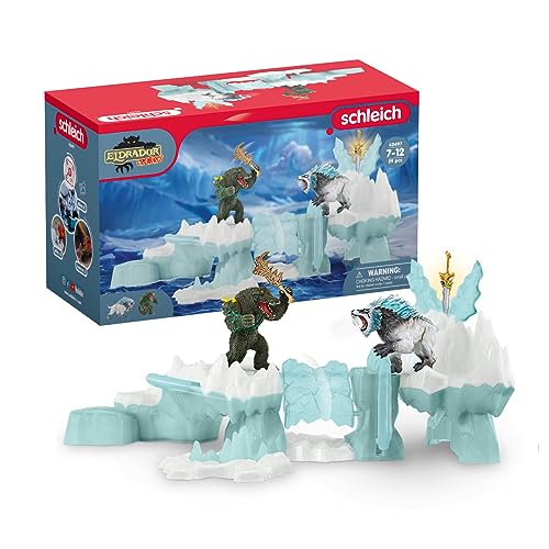 schleich 42497 Angriff auf die Eisfestung, für Kinder ab 7-12 Jahren, ELDRADOR CREATURES - Spielset von SCHLEICH