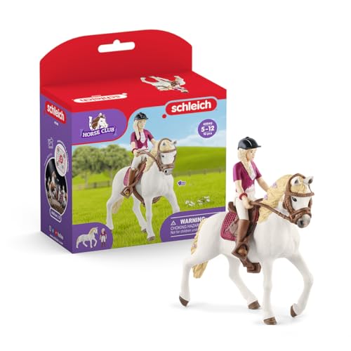 schleich 42540 HORSE CLUB Sofia & Blossom, 10 Teile Spielset mit schleich Pferde Figur und vollbeweglicher Mädchenfigur, Spielzeug für Kinder ab 5 Jahren von SCHLEICH