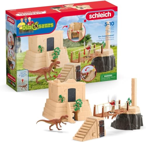 schleich 42657 Dino Tempel Klein, ab 5 Jahren, DINOSAURS - Spielset, 124 Teile, exklusiv bei Amazon von SCHLEICH