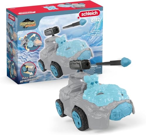 schleich 42669 Eis-Crashmobil mit Mini Creature, ab 7 Jahren, ELDRADOR CREATURES - Spielset, 17 Teile von SCHLEICH