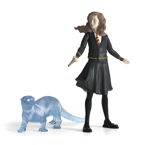 schleich 42681 Hermine Granger & Patronus, ab 6 Jahren, HARRY POTTER - Spielfigur, 16 x 11 x 18 cm von SCHLEICH