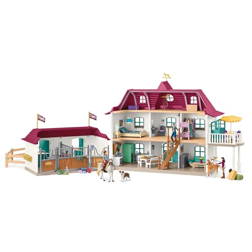 schleich 42706 Lakeside Pferdehof, ab 5 Jahren, HORSE CLUB - Spielset, 179 Teile von SCHLEICH