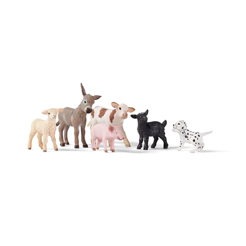 SCHLEICH Farm World | Bauernhof Tiere Set 77534 mit Hund, Schwein, Ziege, Schaf und Esel | Bauernhof Spielzeug ab 3 Jahre Tiere Set aus 6 Teilen | exklusiv bei Amazon SCHLEICH Farm World | Bauernhof Tiere Set 77534 mit Hund, Schwein, Ziege, Schaf und Esel | Bauernhof Spielzeug ab 3 Jahre Tiere Set aus 6 Teilen | exklusiv bei Amazon von SCHLEICH