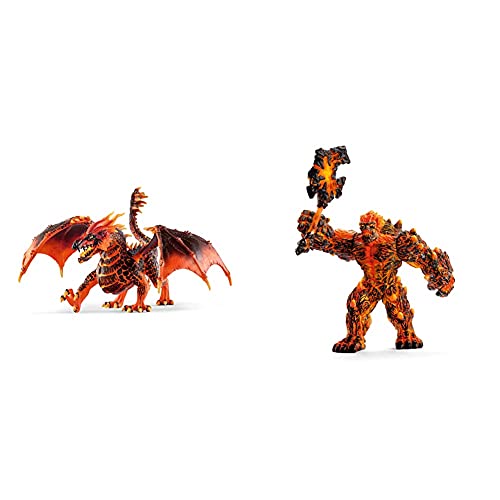 Schleich 70138 - Lavadrache & 42447 - Lava Golem von SCHLEICH