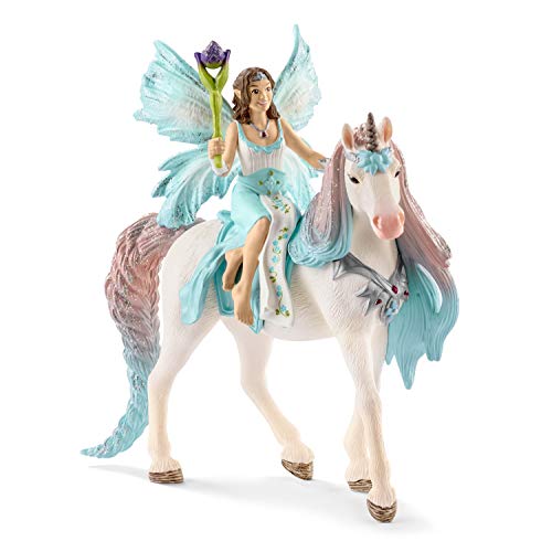 schleich BAYALA 70569 Elfe Eyela mit Prinzessinnen Einhorn - Spielset - Funkelnde Fliegende Prinzessin, und Zauberstab - Figuren Spielzeug von 5-12 Jahren von SCHLEICH