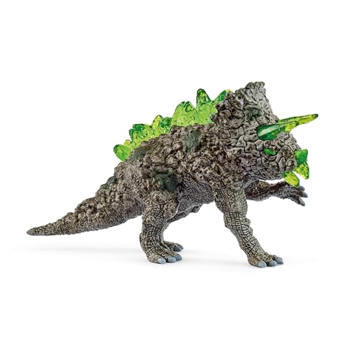 schleich ELDRADOR Creatures | Steintriceratops 70828 | ELDRADOR schleich Monster Spielfigur mit transparenten Rückenkristallen und Hörnern | tolles Geschenk für Kinder | ab 7 Jahren | 7 x 17 x 10 cm schleich ELDRADOR Creatures | Steintriceratops 70828 | ELDRADOR schleich Monster Spielfigur mit transparenten Rückenkristallen und Hörnern | tolles Geschenk für Kinder | ab 7 Jahren | 7 x 17 x 10 cm von SCHLEICH