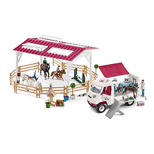 Schleich 72121 Spielset - Tierarzteinsatz in der Reitschule (Horse Club) von SCHLEICH