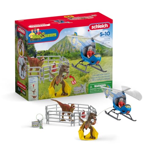 schleich 72216 Dino Erste Hilfe Station, ab 5 Jahren, DINOSAURS - Spielset, 28 Teile, exklusiv bei Amazon von SCHLEICH