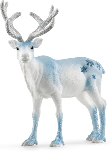 schleich 72220 Frostiges Weihnachtsrentier, ab 3 Jahren, Sammelfigur - Spielfigur, 13 x 5 x 12 cm von SCHLEICH