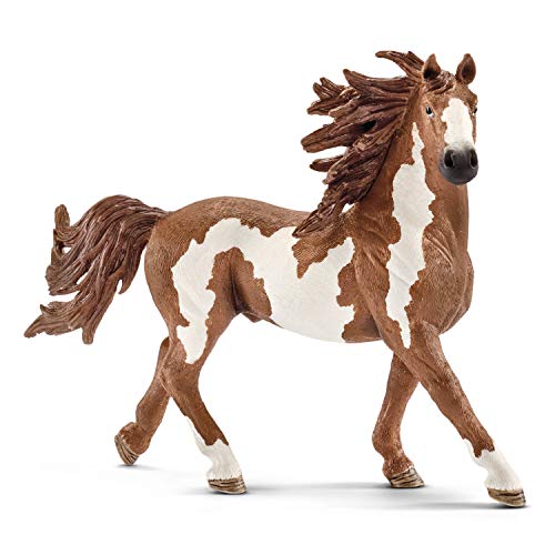 schleich 13794 Pinto Hengst, ab 3 Jahren, FARM WORLD - Spielfigur, 4 x 16 x 11 cm von SCHLEICH