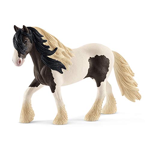 schleich 13831 Tinker Hengst, ab 3 Jahren, FARM WORLD - Spielfigur, 4 x 14 x 11 cm, Black von SCHLEICH