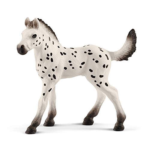 schleich 13890 Knabstrupper Fohlen, ab 5 Jahren, HORSE CLUB - Spielfigur, 3 x 9 x 8 cm von SCHLEICH