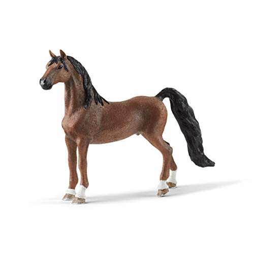 schleich 13913 American Saddlebred Wallach, ab 5 Jahren, HORSE CLUB - Spielfigur, 15 x 3 x 12 cm von SCHLEICH