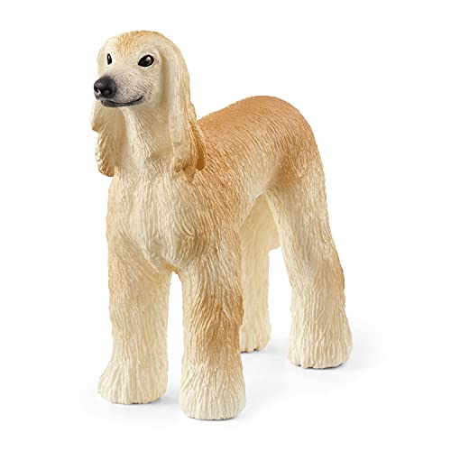 schleich 13938 Afghanischer Windhund, für Kinder ab 3+ Jahren, FARM WORLD - Spielfigur von SCHLEICH