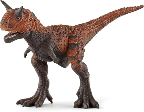 schleich DINOSAURS 14586 Realistischer Carnotaurus Dino mit Beweglichem Kiefer, Große Dino-Spielzeugkollektion, Realistische, Prähistorische, Robuste Dinofigur - Dinosaurier Spielzeug ab 4 Jahre von SCHLEICH