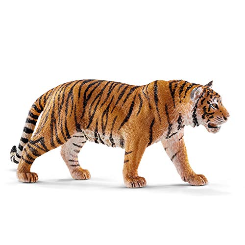 schleich 14729 Tiger, ab 3 Jahren, WILD LIFE - Spielfigur, 3 x 13 x 6 cm, Neues Modell von SCHLEICH