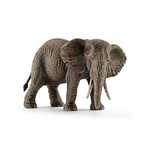 schleich 14761 Afrikanische Elefantenkuh, ab 3 Jahren, WILD LIFE - Spielfigur, 8 x 15 x 9 cm, Mehrfarbig/Meereswellen (Ocean Tides) von SCHLEICH