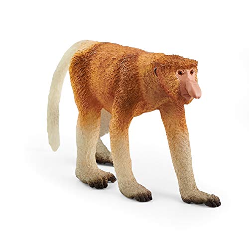 schleich 14846 Nasenaffe, für Kinder ab 3+ Jahren, WILD LIFE - Spielfigur von SCHLEICH