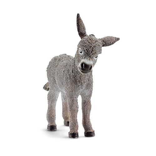 schleich 17060 Esel Fohlen, ab 3 Jahren, FARM WORLD - Spielfigur, 3 x 7 x 7 cm von SCHLEICH