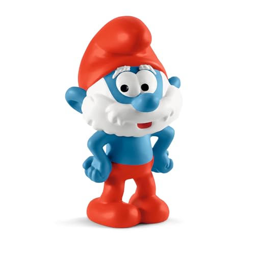 schleich 20814 Papa Schlumpf, für Kinder ab 3+ Jahren, The Smurfs - Spielfigur von SCHLEICH