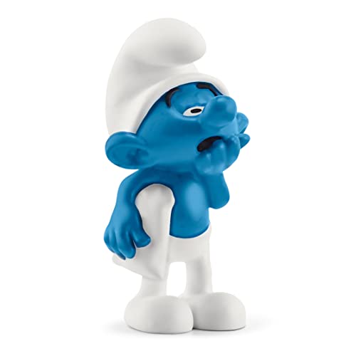 schleich 20838 Fauli Schlumpf, für Kinder ab 3+ Jahren, The Smurfs - Pre School Smurfs Figurines von SCHLEICH