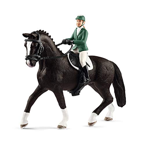 schleich 42358 Springreiterin mit Pferd, für Kinder ab 5 Jahren, HORSE CLUB - Spielset von SCHLEICH