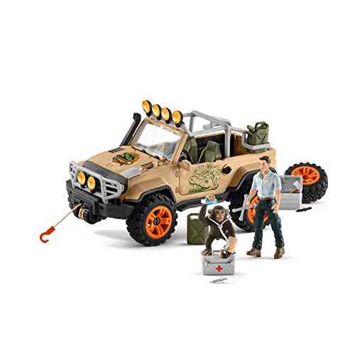 Schleich Wild Life 42410 4x4 vehicle with winch von SCHLEICH