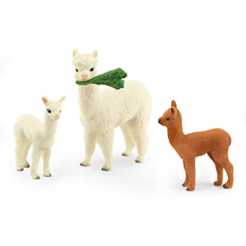 schleich 42544 Alpakafamilie, für Kinder ab 3+ Jahren, WILD LIFE - Spielset von SCHLEICH