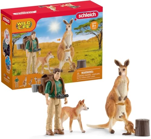 schleich 42550 Outback Abenteuer, ab 3 Jahren, WILD LIFE - Spielset, 9 Teile von SCHLEICH