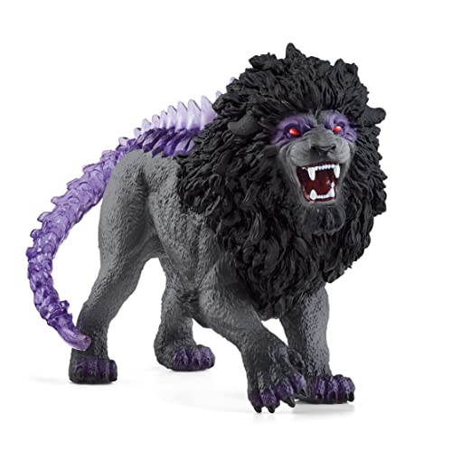 schleich ELDRADOR CREATURES | Schattenlöwe 42555 | ELDRADOR schleich Monster Spielfigur mit transparentem Schwanz | tolles Geschenk für Mädchen und Jungen | Spielzeug ab 7 Jahren | 14 x 5 x 9 cm von SCHLEICH