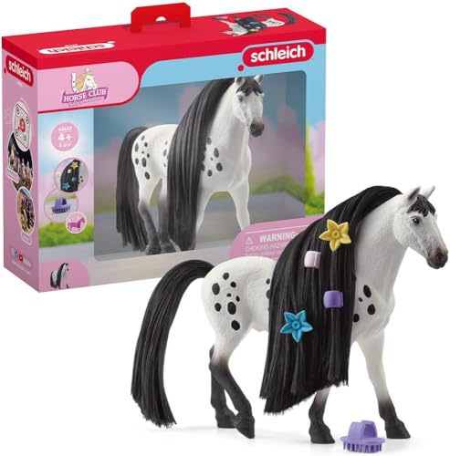 schleich HORSE CLUB 42622 Sofia's Beauties Knabstrupper Hengst Styling Set - 8-Teiliges Spielset Pferd mit Mähne und Accessoires, Pferde Spielzeug ab 4 Jahren von SCHLEICH