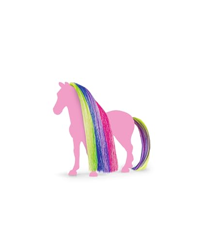 schleich 42654 Haare Beauty Horses Rainbow, ab 4 Jahren, HORSE CLUB Sofia's Beauties - Spiel-Zubehör, 2 Teile von SCHLEICH