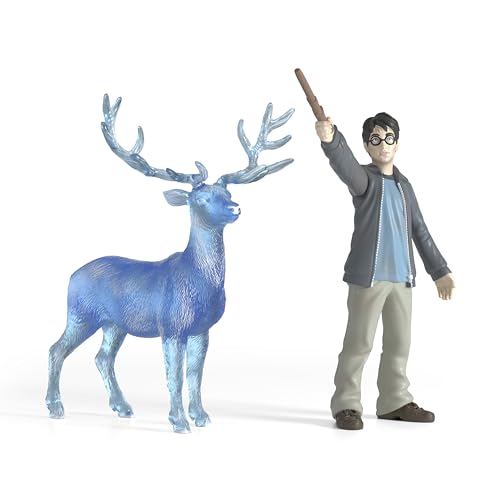 schleich 42680 Harry Potter & Patronus, ab 6 Jahren, HARRY POTTER - Spielfigur, 16 x 11 x 18 cm von SCHLEICH