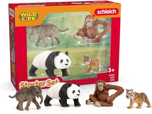 Schleich 42721 Wild Life Asien Starter-Set, ab 3 Jahren, WILD Life - Spielfigur, 25 x 8 x 19 cm von SCHLEICH