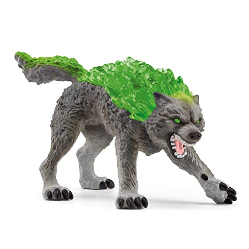 schleich 70153 Granitwolf, ab 7 Jahren, ELDRADOR CREATURES - Spielfigur, 9 x 14 x 7 cm von SCHLEICH