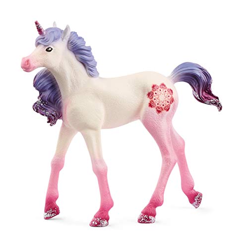 schleich 70716 Mandala Einhorn Fohlen , für Kinder ab 5-12 Jahren, BAYALA - Spielfigur von SCHLEICH