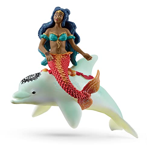 schleich 70719 Isabelle auf Delfin, für Kinder ab 5-12 Jahren, BAYALA - Spielfigur von SCHLEICH