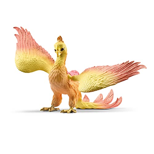 schleich BAYALA 70760 Phoenix Mythische Fantasy Actionfigur - Realistischer Drache mit Beweglichen Flügeln, Figuren mit Augen und Kopf Grafikdetails für Mädchen und Jungen ab 4 von SCHLEICH