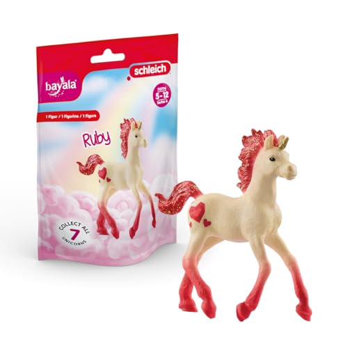 schleich 70774 Sammeleinhorn Rubin, ab 5 Jahren, BAYALA - Spielfigur, 16 x 12 x 3 cm von SCHLEICH