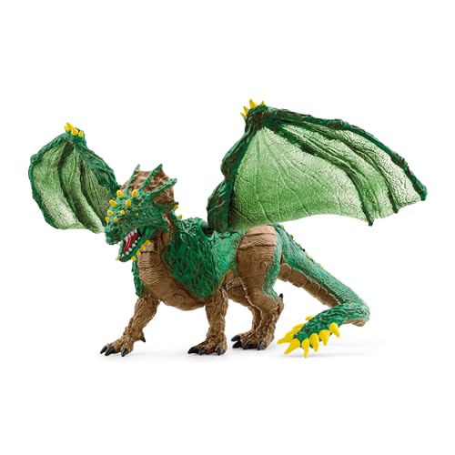 schleich ELDRADOR CREATURES | Dschungeldrache 70791 | detailgetreue Monster Spielfigur mit beweglichen Flügeln | tolles Geschenk für Mädchen und Jungen | Spielzeug ab 7 Jahren | 28 x 17 x 11 cm von SCHLEICH