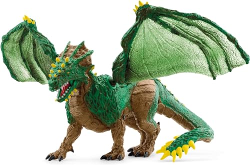 schleich ELDRADOR CREATURES | Dschungeldrache 70791 | detailgetreue Monster Spielfigur mit beweglichen Flügeln | tolles Geschenk für Mädchen und Jungen | Spielzeug ab 7 Jahren | 28 x 17 x 11 cm von SCHLEICH