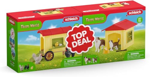 schleich 72241 FARM WORLD Oster-Bundle, ab 3 Jahren, FARM WORLD - Spielset, 11 Teile von SCHLEICH